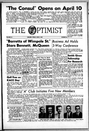 The Optimist (Abilene, Tex.), Vol. 46, No. 26, Ed. 1, Saturday, April 4, 1959