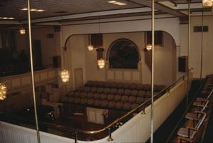 [Tabernacle / Mt Pisgah Baptist Church, (auditorium from balcony)]