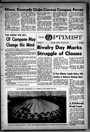 The Optimist (Abilene, Tex.), Vol. 48, No. 4, Ed. 1, Friday, October 7, 1960