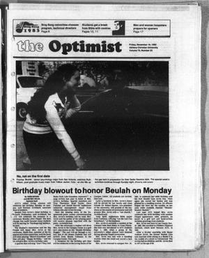 The Optimist (Abilene, Tex.), Vol. 70, No. 23, Ed. 1, Friday, November 19, 1982