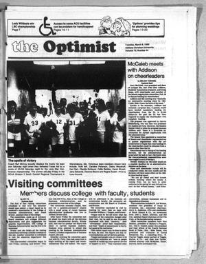 Primary view of object titled 'The Optimist (Abilene, Tex.), Vol. 70, No. 44, Ed. 1, Tuesday, March 8, 1983'.