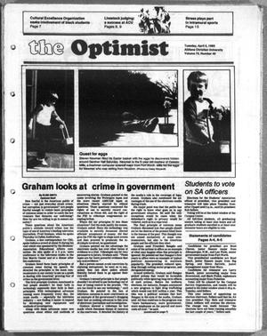 The Optimist (Abilene, Tex.), Vol. 70, No. 49, Ed. 1, Tuesday, April 5, 1983