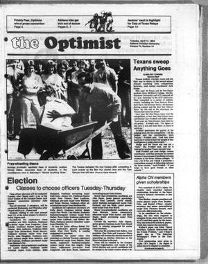 The Optimist (Abilene, Tex.), Vol. 70, No. 51, Ed. 1, Tuesday, April 12, 1983