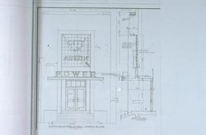 [Seaholm Power Plant, (detail drawing of sign)]