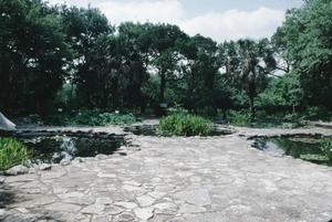 [Mayfield-Gutsch House & Gardens, (stone path)]