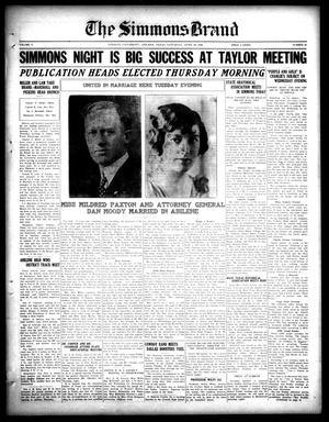 The Simmons Brand (Abilene, Tex.), Vol. 10, No. 30, Ed. 1, Saturday, April 24, 1926