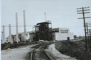 [Seaholm Power Plant, (train tracks)]