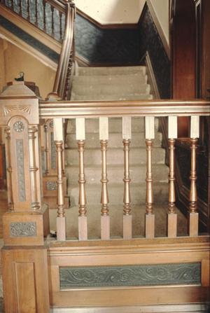 [Butler House, (1st floor stairway banister)]