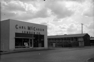 [Exterior of the Carl McCaslin Lumber Company]