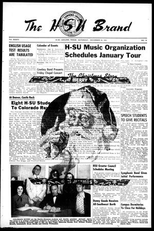 The H-SU Brand (Abilene, Tex.), Vol. 36, No. 14, Ed. 1, Saturday, December 22, 1951