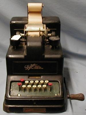 Primary view of object titled '[1912 Dalton Adding, Listing and Calculating machine]'.