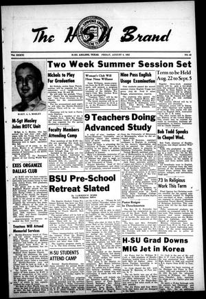 The H-SU Brand (Abilene, Tex.), Vol. 36, No. 42, Ed. 1, Friday, August 8, 1952