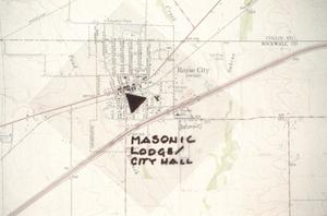 Primary view of object titled '[Masonic Lodge / City Hall]'.
