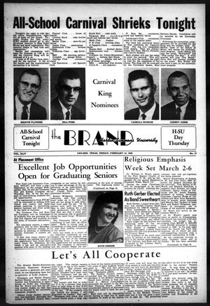 The Brand (Abilene, Tex.), Vol. 44, No. 17, Ed. 1, Friday, February 13, 1959