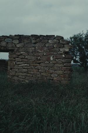 [Alexander Ranch, (detail of masonry on NE corner of house)]