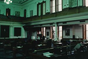[Texas State Capitol Senator's Chambers, (fire damage)]