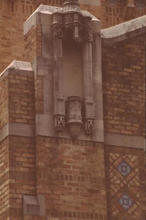 [Central Christian Church, (detail, north elevation)]
