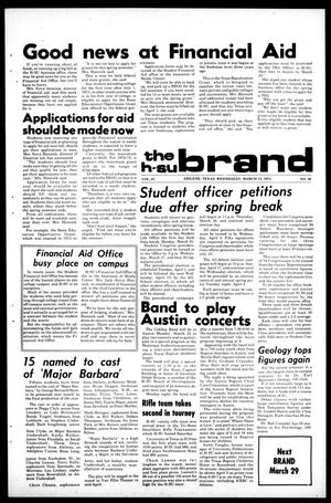The H-SU Brand (Abilene, Tex.), Vol. 61, No. 38, Ed. 1, Wednesday, March 13, 1974