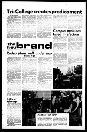 Primary view of object titled 'The H-SU Brand (Abilene, Tex.), Vol. 61, No. 41, Ed. 1, Friday, April 12, 1974'.