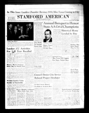 Stamford American and The Stamford Leader (Stamford, Tex.), Vol. 37, No. 1, Ed. 1 Thursday, March 3, 1960