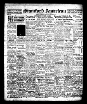 Primary view of Stamford American (Stamford, Tex.), Vol. 21, No. 24, Ed. 1 Friday, September 1, 1944
