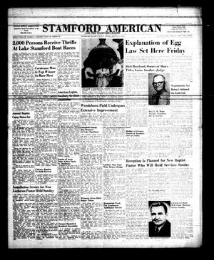 Primary view of object titled 'Stamford American and The Stamford Leader (Stamford, Tex.), Vol. 34, No. 22, Ed. 1 Thursday, August 1, 1957'.