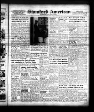 Primary view of object titled 'Stamford American (Stamford, Tex.), Vol. 26, No. 36, Ed. 1 Friday, November 18, 1949'.