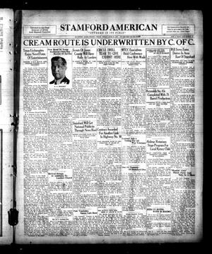 Primary view of object titled 'Stamford American (Stamford, Tex.), Vol. 6, No. 11, Ed. 1 Friday, June 28, 1929'.