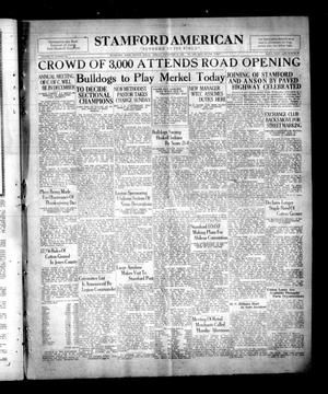 Stamford American (Stamford, Tex.), Vol. 6, No. 32, Ed. 1 Friday, November 22, 1929