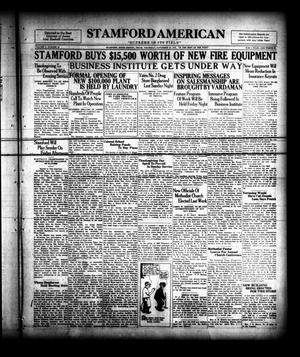 Stamford American (Stamford, Tex.), Vol. 5, No. 32, Ed. 1 Thursday, November 22, 1928