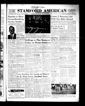 Primary view of object titled 'Stamford American and The Stamford Leader (Stamford, Tex.), Vol. 37, No. 29, Ed. 1 Thursday, September 15, 1960'.