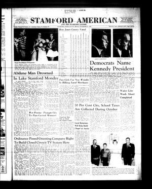 Stamford American and The Stamford Leader (Stamford, Tex.), Vol. 37, No. 37, Ed. 1 Thursday, November 10, 1960