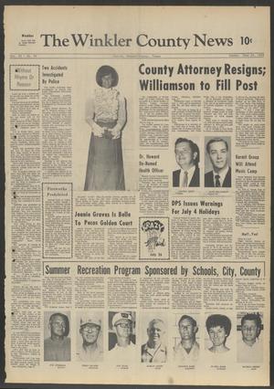 The Winkler County News (Kermit, Tex.), Vol. 35, No. 26, Ed. 1 Sunday, June 29, 1969
