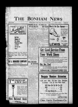 The Bonham News (Bonham, Tex.), Vol. 49, No. 83, Ed. 1 Friday, February 5, 1915