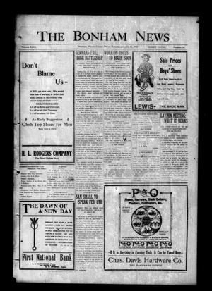 The Bonham News (Bonham, Tex.), Vol. 49, No. 80, Ed. 1 Tuesday, January 26, 1915
