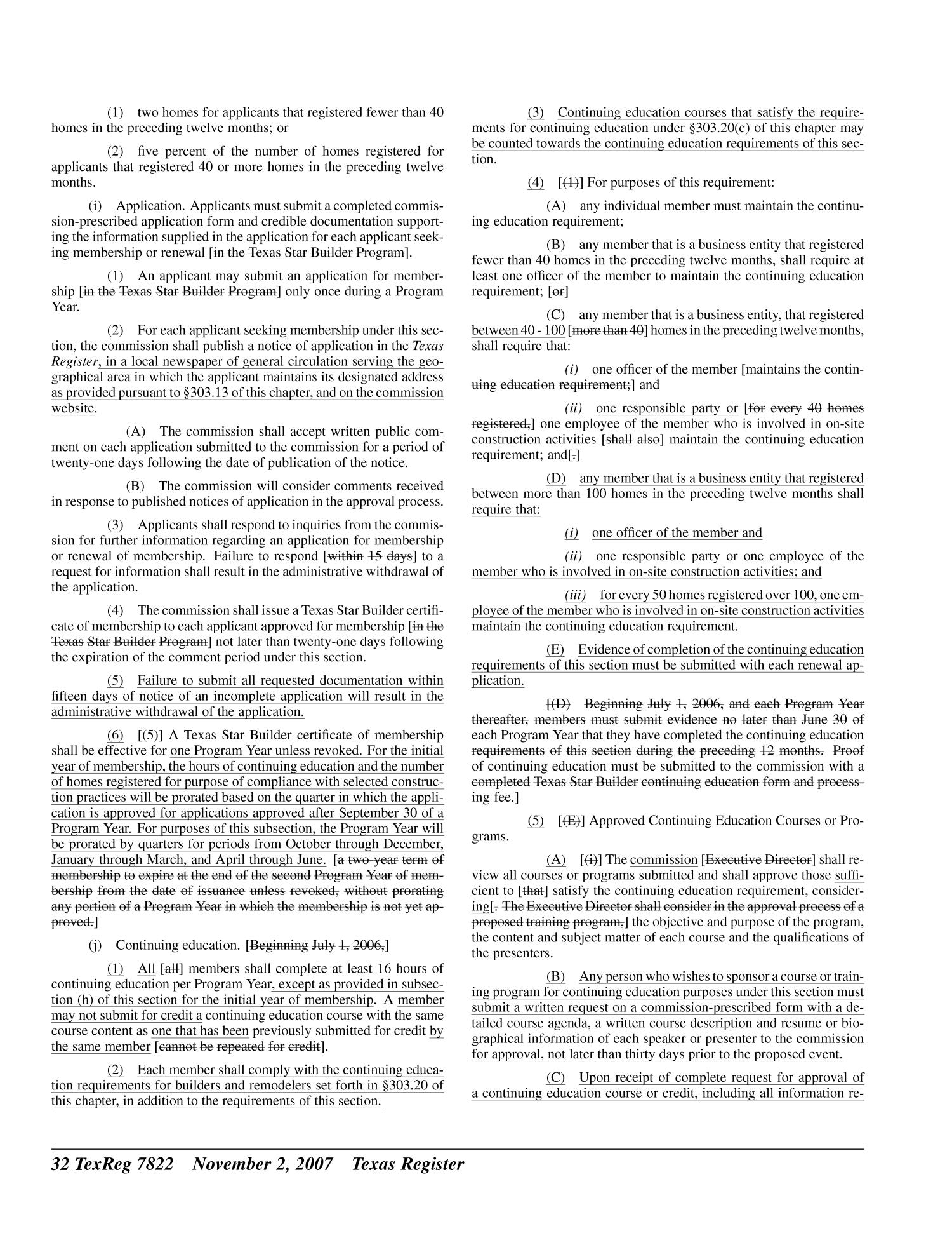 Texas Register, Volume 32, Number 44, Pages 7777-8060, November 2, 2007
                                                
                                                    7822
                                                
