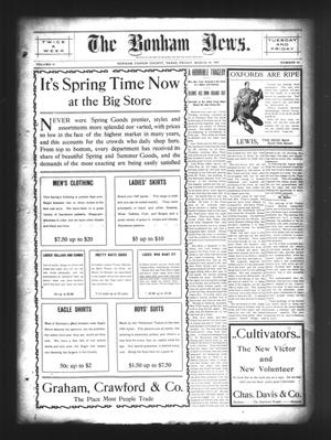 The Bonham News. (Bonham, Tex.), Vol. 41, No. 86, Ed. 1 Friday, March 29, 1907