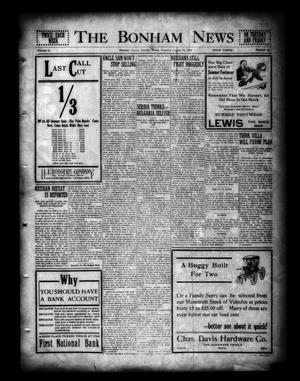 Primary view of object titled 'The Bonham News (Bonham, Tex.), Vol. 50, No. 34, Ed. 1 Tuesday, August 17, 1915'.