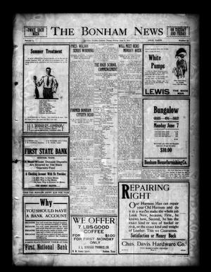 The Bonham News (Bonham, Tex.), Vol. 50, No. 13, Ed. 1 Friday, June 4, 1915