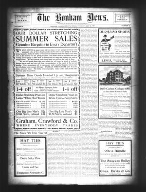 The Bonham News. (Bonham, Tex.), Vol. 42, No. 25, Ed. 1 Tuesday, July 23, 1907
