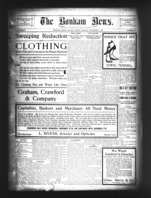 The Bonham News. (Bonham, Tex.), Vol. 42, No. 63, Ed. 1 Tuesday, December 3, 1907