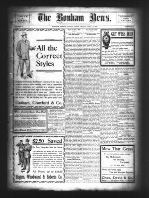 The Bonham News. (Bonham, Tex.), Vol. 41, No. 92, Ed. 1 Friday, April 19, 1907