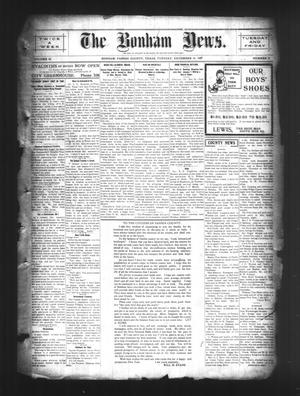 The Bonham News. (Bonham, Tex.), Vol. 42, No. 71, Ed. 1 Tuesday, December 31, 1907
