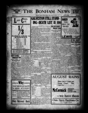 The Bonham News (Bonham, Tex.), Vol. 50, No. 35, Ed. 1 Friday, August 20, 1915
