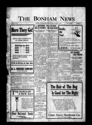 Primary view of object titled 'The Bonham News (Bonham, Tex.), Vol. 49, No. 74, Ed. 1 Tuesday, January 5, 1915'.