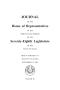 Legislative Document: Journal of the House of Representatives of the Seventy-Eighth Legisla…