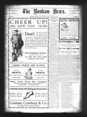 The Bonham News. (Bonham, Tex.), Vol. 41, No. 85, Ed. 1 Tuesday, March 26, 1907