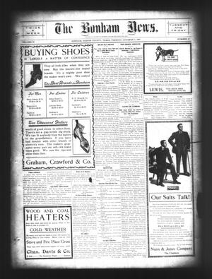 The Bonham News. (Bonham, Tex.), Vol. 42, No. 45, Ed. 1 Tuesday, October 1, 1907