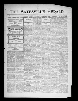 The Batesville Herald. (Batesville, Tex.), Vol. 6, No. 13, Ed. 1 Thursday, April 5, 1906