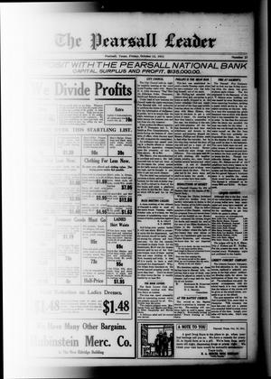 The Pearsall Leader (Pearsall, Tex.), Vol. 17, No. 27, Ed. 1 Friday, October 13, 1911